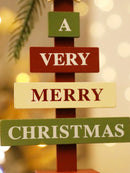 Axyaa Christmas Centerpiece Road Sign Ornaments Table Decor Hanging Ornaments