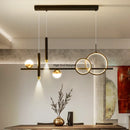 Axyaa Modern Minimalist LED Pendant Lights Remote Control Chandelier