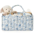 Axyaa Floral Print Diaper Organizer Bag with Handle - Large Capacity, Folding, Travel-friendly