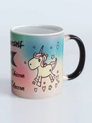 Axyaa Ceramic Unicorn Heat Reveal Mug - Personalized for Birthday or Christmas Gift