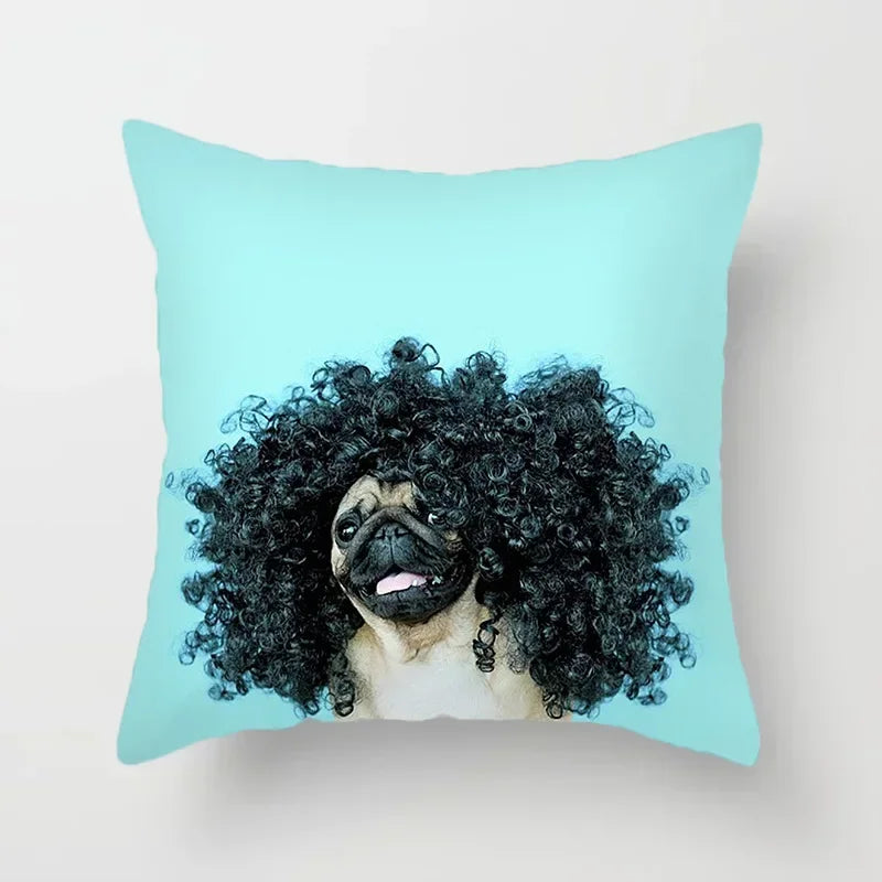 Cute French Bulldog Pillowcase for Home Decor by Axyaa
