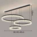 Axyaa Modern Pendant Light for Dining Room Ceiling Chandelier LED Lighting