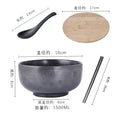Axyaa Ceramic Noodle Bowl with Lid