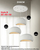 Axyaa Nordic Wabi Sabi E27 Chandelier - LED Pendant Lights for Home Decor