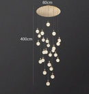Axyaa Nordic Dining Room Pendant Ceiling Chandelier for Indoor Living Room Lighting