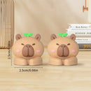 Axyaa Capybara Cable Clips: Cute Self-Adhesive Cord Managers for Desk Organization