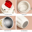 Axyaa Stainless Steel Coffee Mug with Rope | Vacuum Flask Travel Tumbler