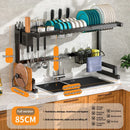 Stainless Steel Kitchen Sink Rack by Axyaa: Multi-Functional Countertop Organizer for Dishware
