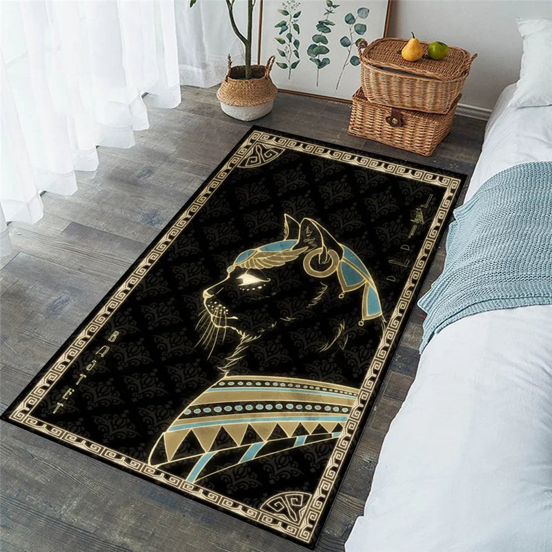Egyptian Gods Inspired Rugs for Stylish Home Decor by Axyaa
