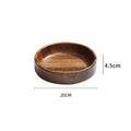 Axyaa Wooden Nut Plate: High-Grade Creative Dessert & Fruit Holder, Kitchen Tableware