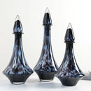Axyaa Leopard Print Glass Vase with Lid - Home Decor Essential