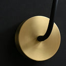 Axyaa Adjustable Copper LED Wall Light, Gold and Black Rotated Wall Lamp
