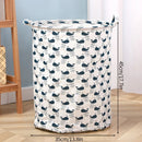 Axyaa Splicing Laundry Basket: Large Capacity Organizer for Clothes, Toys, and Sundries