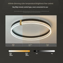 Axyaa Modern Round LED Ceiling Light - Remote Controlled Minimalist Design