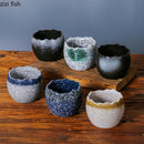 Axyaa Ceramic Eggshell Bowl Set Molecular Cuisine-inspired Tableware