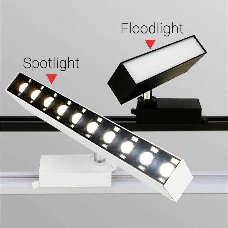 Axyaa 20W/30W LED Linear Grille Track Spotlights for Living Room & Cloth Store