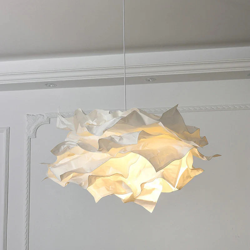 Axyaa White Paper Pendant Lamp for Ceiling Lighting E27 Luminaire