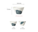 Axyaa Ceramic Noodles Soup Rice Bowl Set Fruit Dessert Salad Tableware Breakfast