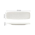 Axyaa Rock Texture Ceramic Sushi Dessert Plate Set for Molecular Cuisine Restaurant