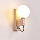 Axyaa Wabi Sabi Yellow Stone LED Wall Sconce: Simple Japanese Style for Home Decoration