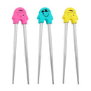 Axyaa Kids Chopsticks Training Set - Fun Cartoon Design Baby Learning Utensils
