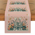 Axyaa Watercolor Plants Table Runner - Wedding & Dining Decoration