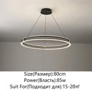 Axyaa LED Chandelier: Modern Dimmable Ceiling Light for Living Room, Bedroom, Restaurant - Energy-Saving