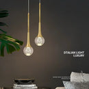 Axyaa Luxury Crystal Chandelier Pendant Light for Home Decor, Bedroom, Restaurant, Bar