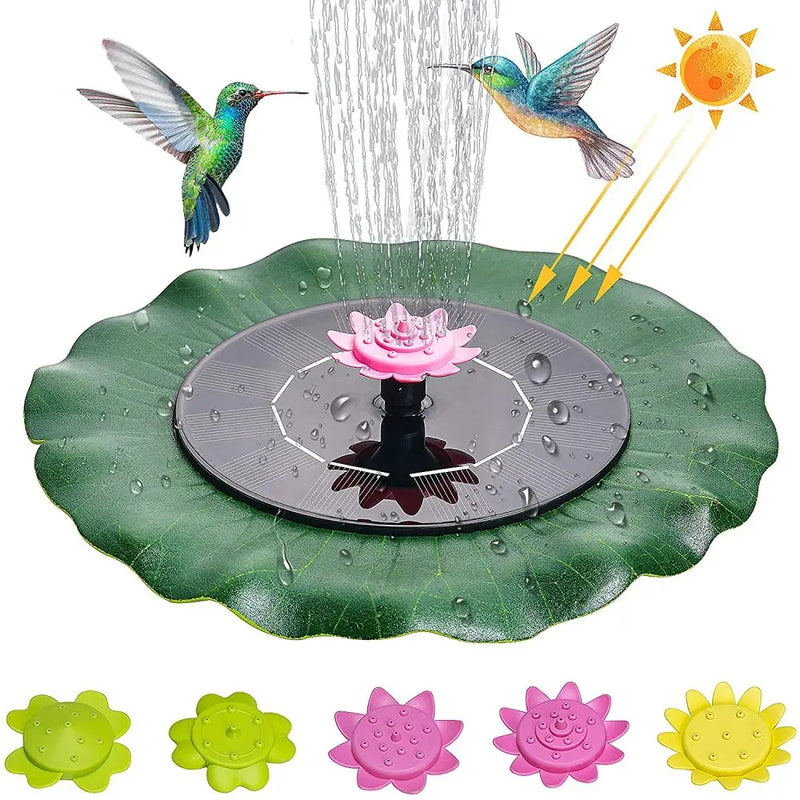 Axya Solar Lotus Flower Floating Pond Light - LED Garden Pool Lamp