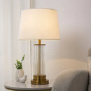 Axyaa Crystal Desk Lamp LED Lights Minimalist Designer Bedroom Table Decor