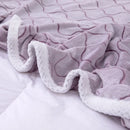 Axyaa Cloud Net Wave Coral Fleece Blanket: Soft, Warm Sofa Comfort for All Seasons