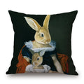 Axyaa Nordic Animal Cartoon Print Cushion Cover - Sofa & Bedroom Decoration Pillowcase