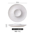 Axyaa Shrimp Plate: Elegant Dumpling Vinegar Plate for Household - Light Luxury