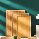 Bamboo Serving Tray by Axyaa - Kitchen Storage, Tea, Hotel & Home Use