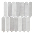 Axyaa 3D Fish Scale Tile Stickers, Matte Finish, Waterproof for Kitchen Bathroom Walls