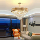 Modern Luxury Crystal Chandelier for Home Interior Decoration by Axyaa