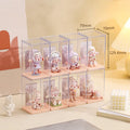 Axyaa Acrylic Mystery Box Doll Display Case for Action Figures & Blind Box Toys