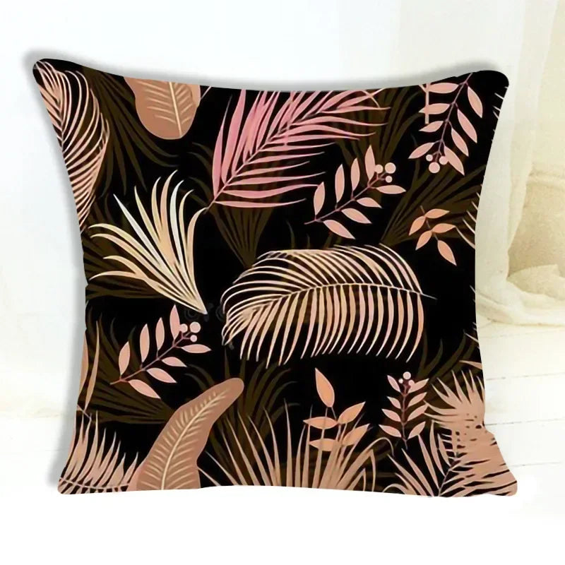 Abstract Leaf Cushion Cover by Axyaa - 45*45cm