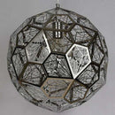 Axyaa Gold Copper Silver Etch Pendant Lights, Art Diamond Ball Hanging Lamps