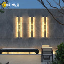 Axyaa Marble Outdoor Wall Lights IP65 Waterproof Sconces for Balcony Courtyard Street Lighting