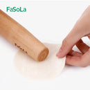 Axya Solid Wood Rolling Pin, Large Pressure Noodle Stick for Baking and Cooking