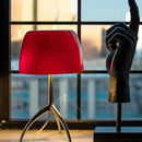 Modern Bauhaus Style Glass Table Lamps by Axyaa - LED Fixtures for Home and Office