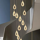 Axyaa Modern LED Pendant Light Chandeliers for Living Room Dining Room Indoor Lighting