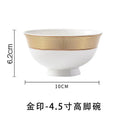 Axyaa High-end Ceramic Western Restaurant Beef Ribs Plate - Tableware Model Room
