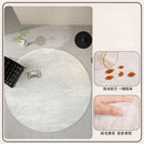 Axyaa Round Fluffy Bedroom Rug Soft Plush Living Room Carpet Modern Minimalist Decoration