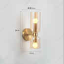 Axyaa LED Glass Wall Lamp for Home Decor