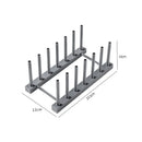 Axyaa Kitchen Dish Rack Organizer - Multifunctional Dinnerware Storage Stand