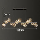 Axyaa Modern LED Chandeliers for Living and Dining Room Lighting