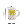 Ceramic Latte Cup & Dish Set for Girls by Axyaa - Elegant Breakfast Drinkware Gift