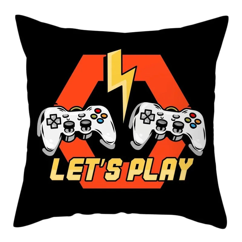 Axyaa Gaming Handle Player Pillowcase - Comfortable Home Decor
